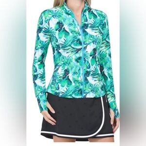 *TOMMY BAHAMA UPF 50 Golf Long Sleeve Active Zip Up Jacket NWT
